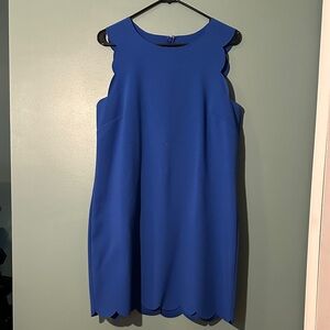 J. Crew Blue Sleeveless Dress